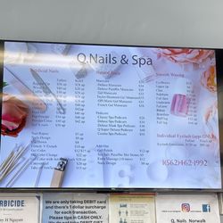 Q Nails - Prices as of 07/16/2024