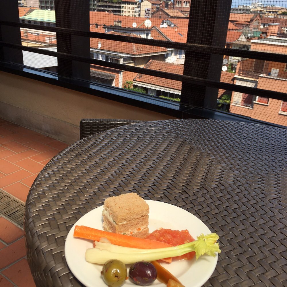 Hilton Milano - Terrace at the lounge - Hotels Near Me - Milan, Michigan
