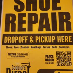 Just For You Laundromat - You can now drop your shoes off for repairs just scan and Place your order!