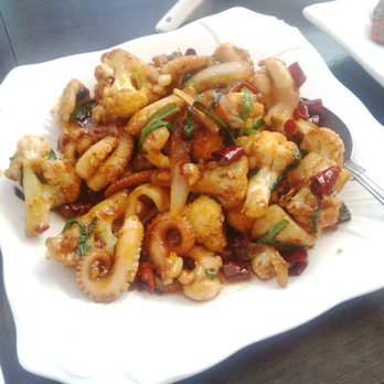 Yipin China Restaurant - Chilli octopus - Chinese Near Me - London, XGL
