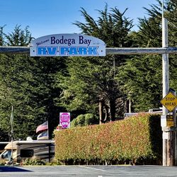 Bodega Bay RV Park - The entrance.