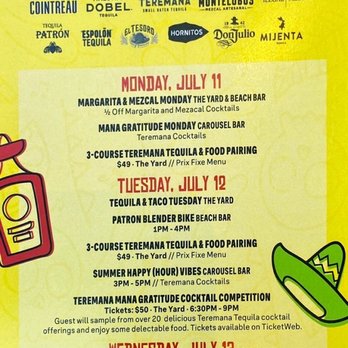 Bally's Beach Bar - Tequila week specials - Bars Near Me - Atlantic City, New Jersey Bally's Beach Bar - Tequila week specials - Bars Near Me - Atlantic City, New Jersey