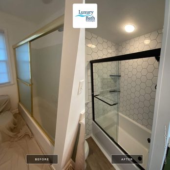 Luxury Bath NJPA - Tub and Wall Surround Replacement With Tub Door - General Contractors Near Me - Hamilton, New Jersey Luxury Bath NJPA - Tub and Wall Surround Replacement With Tub Door - General Contractors Near Me - Hamilton, New Jersey