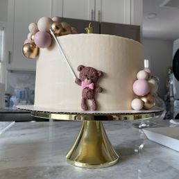 Chocolate cake, chocolate ganache, cream cheese frosting!