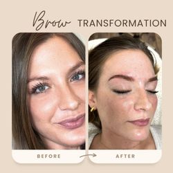 Brow lamination & tint