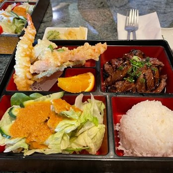 Hana Sushi - Beef Short Rib combo plate. - Sushi Bars Near Me - Temecula, California Hana Sushi - Beef Short Rib combo plate. - Sushi Bars Near Me - Temecula, California