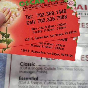 Oscar's Nails - Nail Salons Near Me - Las Vegas, Nevada