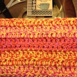 JOANN Fabric and Crafts - Vanna's yarn for my current toddler afghan.