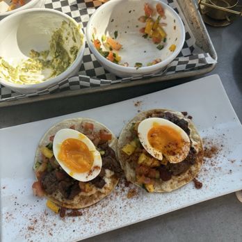 The Hard Bean Brunch - Dos steak and egg tacos - Breakfast & Brunch Near Me - Langley Township, British Columbia The Hard Bean Brunch - Dos steak and egg tacos - Breakfast & Brunch Near Me - Langley Township, British Columbia