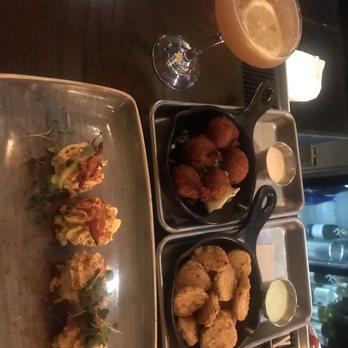 Hen Quarter - Hush Blue Crab Hushpuppies, Southern Fried Pickles, Deviled Eggs - Southern Near Me - Alexandria, Virginia