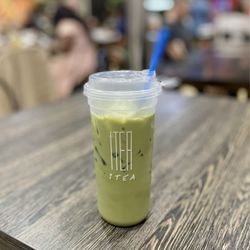 I TEA - Iced Lavender Matcha Latte