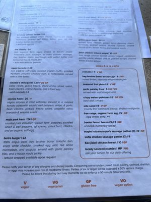 Menu photo 8 Alder & Sage Long Beach, CA
