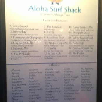 Aloha Surf Shack - the menu for the aloha surf shack - Shaved Ice Near Me - Salt Lake City, Utah Aloha Surf Shack - the menu for the aloha surf shack - Shaved Ice Near Me - Salt Lake City, Utah