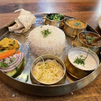 Bir Kitchen - Goat thali - Indian Near Me - San Francisco, California