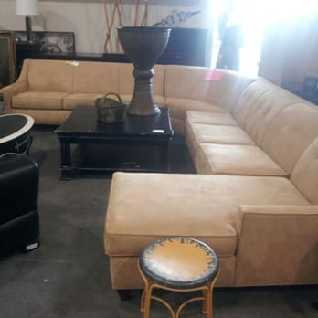 Home Consignment Center - Crazy suede couch $1498 - Furniture Stores Near Me - Bee Cave, Texas