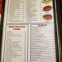 El Sol Mexican Restaurant - Menu 4