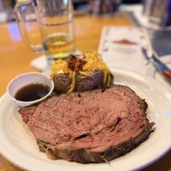 Texas Roadhouse - 14 ounce prime rib. Excellent.