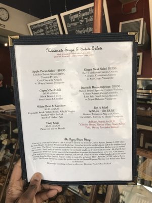 Menu photo 4 Gypsy Beans and Baking Company Cleveland, OH