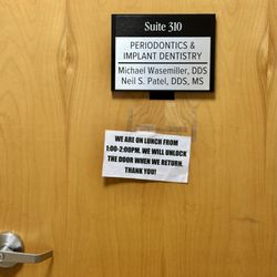 Michael A Wasemiller, DDS - Five minutes early