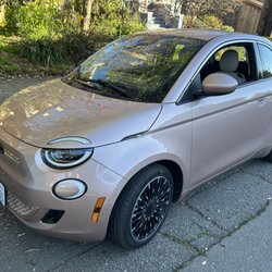 Castro Valley Auto Sales - And here's my little electric Fiat, thanks to Ari and his family-owned dealership.