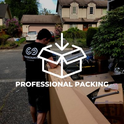 Professional Packing - Spending a day going through your belongings and boxing them up seems like a fun thing to do, but once you actually start, you’ll see that it isn’t. It can all turn into a long process of packing and protecting your items for transportation. Also, after you arrive at your home, there is the whole unpacking process. Spare yourself the trouble and hire Cross Country Moving Company to help you with everything.