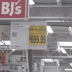 BJ's Wholesale Club - Couch price