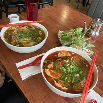 Pho Hong - #8 Pho Tai Nam, Bo Vien and Bun Bo Hue (both larges) - Vietnamese Near Me - Burlington, Vermont