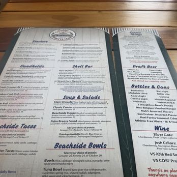 Crabby's Beachside Pavilion - Menu - Seafood Near Me - Clearwater Beach, Florida