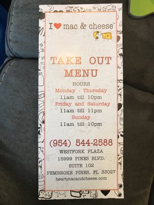 Menu photo 8 I Heart Mac & Cheese Pembroke Pines, FL