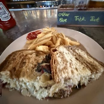 Pack's Tavern - Pastrami Ruben with fries - Pubs Near Me - Asheville, North Carolina