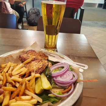 Farmerbrown - Grilled chicken Sandwiche with fries and extra pickles - Southern Near Me - San Francisco, California