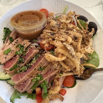 The Stand - American Classics Redefined - Seared Ahi Tuna Salad - New American Near Me - Tustin, California The Stand - American Classics Redefined - Seared Ahi Tuna Salad - New American Near Me - Tustin, California