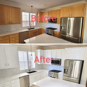 Royalty Stone - Refaced cabinets give an updated look to a kitchen. - General Contractors Near Me - Murrieta, California Royalty Stone - Refaced cabinets give an updated look to a kitchen. - General Contractors Near Me - Murrieta, California