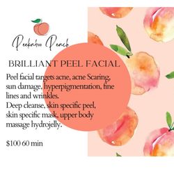 Facial menu