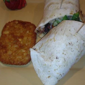 Chace's Cafe' - Breakfast burrito and a has brown. Under $9. Burrito is huge - Breakfast & Brunch Near Me - Pittsburgh, Pennsylvania