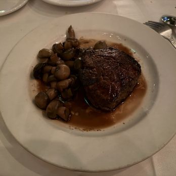 Koestler Prime - 8oz filet topped with mushrooms - Steakhouses Near Me - Ridgeland, Mississippi Koestler Prime - 8oz filet topped with mushrooms - Steakhouses Near Me - Ridgeland, Mississippi
