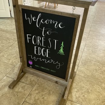 Forest Edge Winery - Welcome sign - Wine Tasting Room Near Me - Shepherdsville, Kentucky