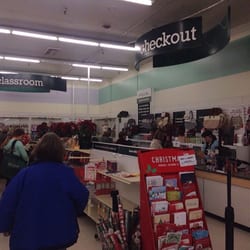 JOANN Fabric and Crafts - It's the holiday season so they are pretty busy. Long lines.