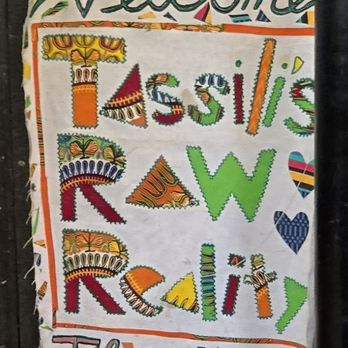 Tassili's Raw Reality - Beautiful Signage - Vegan Near Me - Atlanta, Georgia