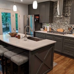 SJ Imports - Beautiful Modern Grey kitchen cabinets