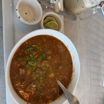 Loaded Cafe - Orange - Menudo- they can add corn on request. Meat is tender and perfect amount of condiments. Served with corn tortillas - Breakfast & Brunch Near Me - Orange, California Loaded Cafe - Orange - Menudo- they can add corn on request. Meat is tender and perfect amount of condiments. Served with corn tortillas - Breakfast & Brunch Near Me - Orange, California
