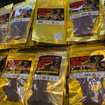 Alien Fresh Jerky - Some jerky - Meat Shops Near Me - Baker, California Alien Fresh Jerky - Some jerky - Meat Shops Near Me - Baker, California