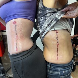 Thriller Ink Tattoo - We love them so much, even she couldn't feel anything! Go get tatted by the best jay at thriller ink tattoo n Reynolds.