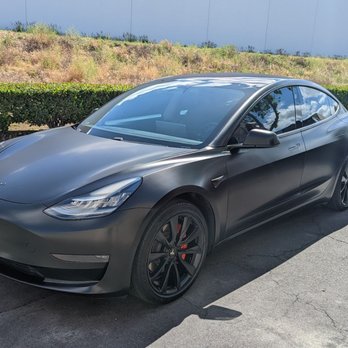 Oc Wrap Shop - Chrome delete and wrap with red calipers - Vehicle Wraps Near Me - Irvine, California Oc Wrap Shop - Chrome delete and wrap with red calipers - Vehicle Wraps Near Me - Irvine, California