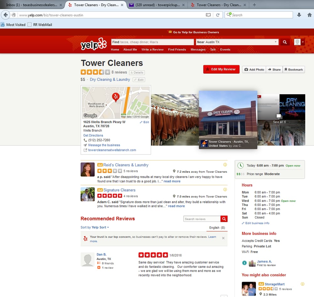 TOWER CLEANERS Updated August 2024 13 Photos & 24 Reviews 1625