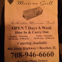 Habanero Mexican Grill - Great Mexican food very Authentic!
