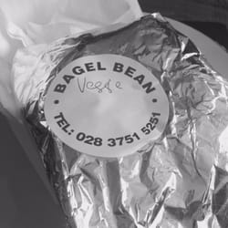 Bagel Bean - The veggie bagel - Sunday brunch takeaway from Bagel Bean :-)