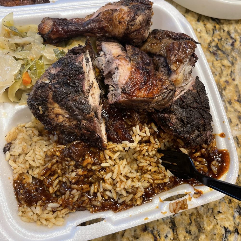 Island Vibes Kitchen - Jerk chicken large plate - Caribbean Near Me - Conyers, Georgia