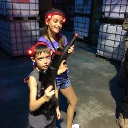 Laser Tag Explosion - Awaiting game start.