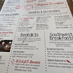 Biscuits Cafe - Menu